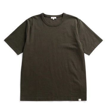 Norse Projects Elmelunde Soft Compact Cotton T-Shirt Beech Green