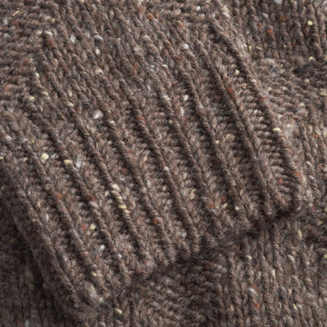 Norse Projects Erik Donegal Diamond Jacket Seal Brown - Parasol Store