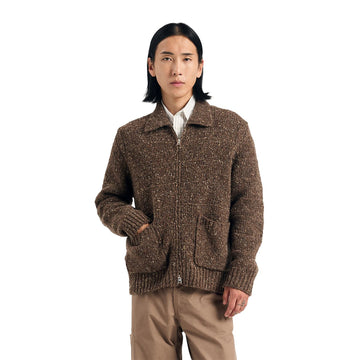 Norse Projects Erik Donegal Diamond Jacket Seal Brown - Parasol Store