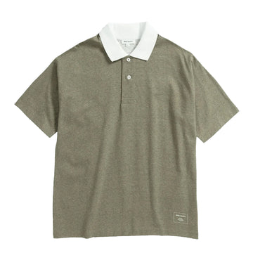 Norse Projects Espen Loose Printed S/S Polo Sediment Green