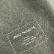 Norse Projects Espen Loose Printed S/S Polo Sediment Green - Parasol Store