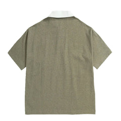 Norse Projects Espen Loose Printed S/S Polo Sediment Green