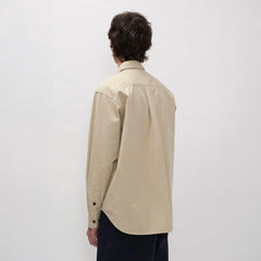 Norse Projects Espevik Faded Pigment Dyed Oversize Utility Shirt Tan