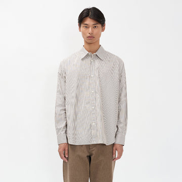 Norse Projects Espevik Fine Oversize Shirt Walnut