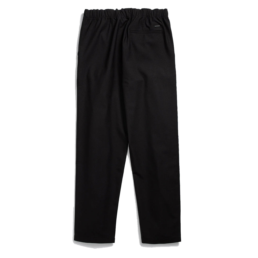 Norse Projects Ezra Relaxed Cotton Wool Twill Trouser Black - Parasol Store