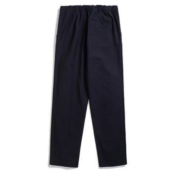 Norse Projects Ezra Relaxed Cotton Wool Twill Trouser Dark Navy - Parasol Store