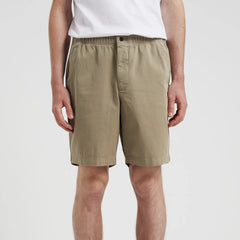 Norse Projects Ezra Relaxed Organic Stretch Twill Short Moss Green - Parasol Store