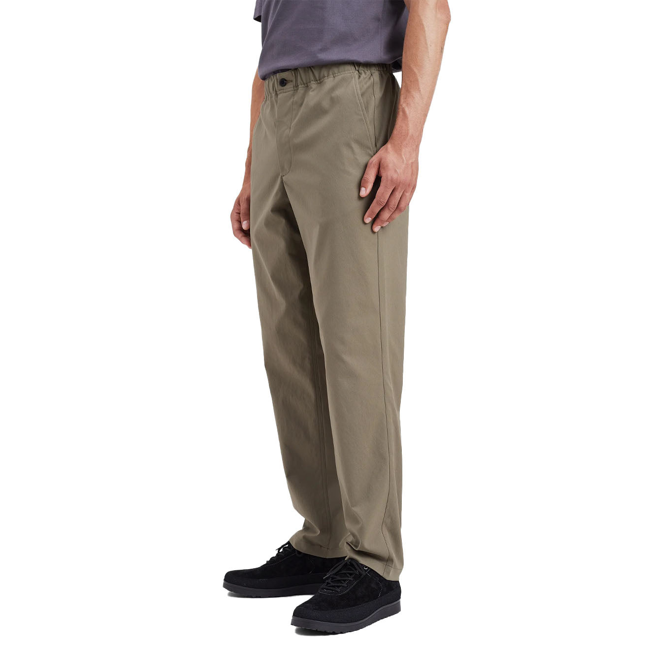 Norse Projects Ezra Relaxed Solotex Twill Trouser Sediment Green - Parasol Store