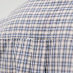 Norse Projects Falster Fine Check Oversize Shirt Cerulean