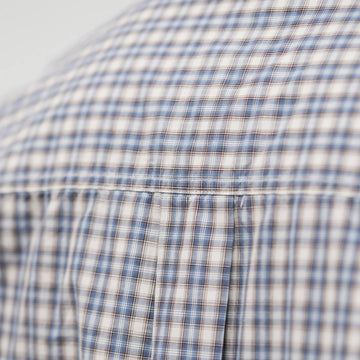 Norse Projects Falster Fine Check Oversize Shirt Cerulean