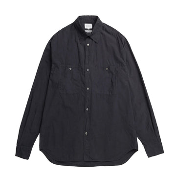Norse Projects Falster Tencel Oversize Shirt Dark Navy