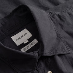 Norse Projects Falster Tencel Oversize Shirt Dark Navy