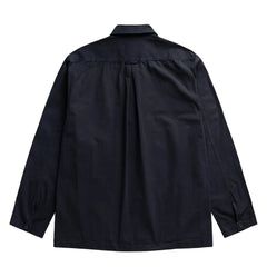 Norse Projects Grenskogen Compact Cotton Pullover Shirt Dark Navy