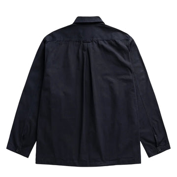 Norse Projects Grenskogen Compact Cotton Pullover Shirt Dark Navy