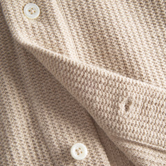 Norse Projects Gustav Crochet Jersey Shirt Oatmeal - Parasol Store