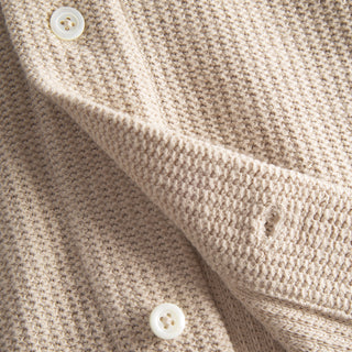Norse Projects Gustav Crochet Jersey Shirt Oatmeal - Parasol Store
