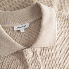 Norse Projects Gustav Crochet Jersey Shirt Oatmeal - Parasol Store