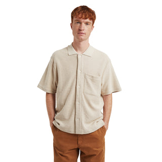 Norse Projects Gustav Crochet Jersey Shirt Oatmeal - Parasol Store