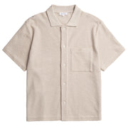 Norse Projects Gustav Crochet Jersey Shirt Oatmeal - Parasol Store