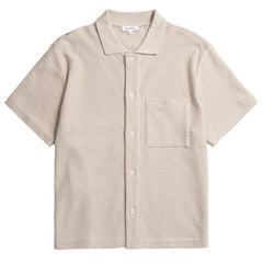 Norse Projects Gustav Crochet Jersey Shirt Oatmeal - Parasol Store