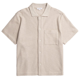 Norse Projects Gustav Crochet Jersey Shirt Oatmeal - Parasol Store