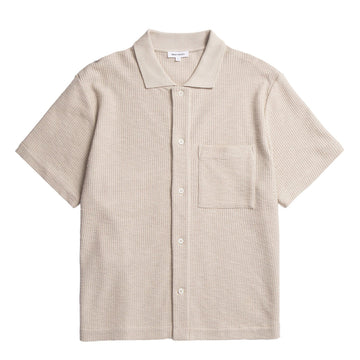 Norse Projects Gustav Crochet Jersey Shirt Oatmeal