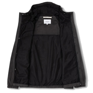 Norse Projects Herluf Wave Dye Nylon Windbreaker Black - Parasol Store