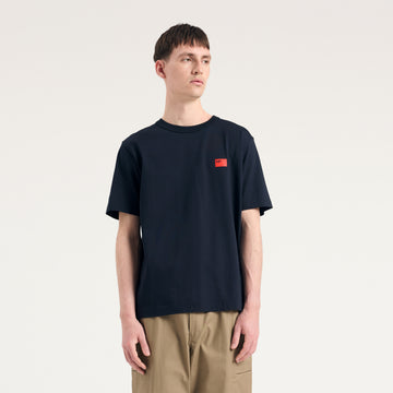 Norse Projects Holger Organic Department Print T-Shirt Dark Navy - Parasol Store