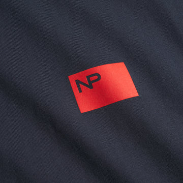 Norse Projects Holger Organic Department Print T-Shirt Dark Navy - Parasol Store