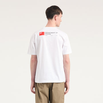 Norse Projects Holger Organic Department Print T-Shirt White - Parasol Store