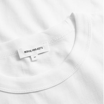 Norse Projects Holger Organic Department Print T-Shirt White - Parasol Store