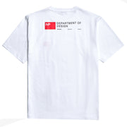 Norse Projects Holger Organic Department Print T-Shirt White - Parasol Store