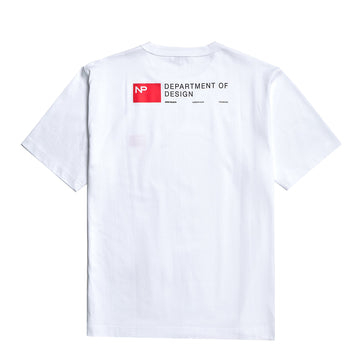 Norse Projects Holger Organic Department Print T-Shirt White