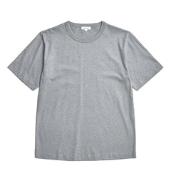 Norse Projects Holger Organic Optic Print T-shirt Grey Melange - Parasol Store