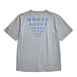 Norse Projects Holger Organic Optic Print T-shirt Grey Melange
