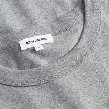 Norse Projects Holger Organic Optic Print T-shirt Grey Melange