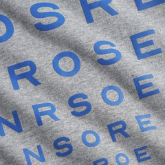 Norse Projects Holger Organic Optic Print T-shirt Grey Melange - Parasol Store