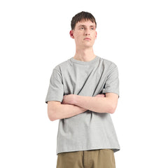 Norse Projects Holger Organic Optic Print T-shirt Grey Melange - Parasol Store
