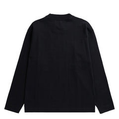 Norse Projects Isefjord Compact Cotton LS T-shirt Black