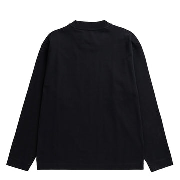 Norse Projects Isefjord Compact Cotton LS T-shirt Black