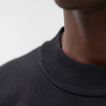 Norse Projects Isefjord Compact Cotton LS T-shirt Black