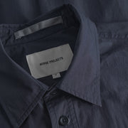 Norse Projects Ivan Tech Poplin SS Shirt Dark Navy - Parasol Store