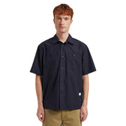 Norse Projects Ivan Tech Poplin SS Shirt Dark Navy - Parasol Store