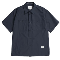 Norse Projects Ivan Tech Poplin SS Shirt Dark Navy - Parasol Store