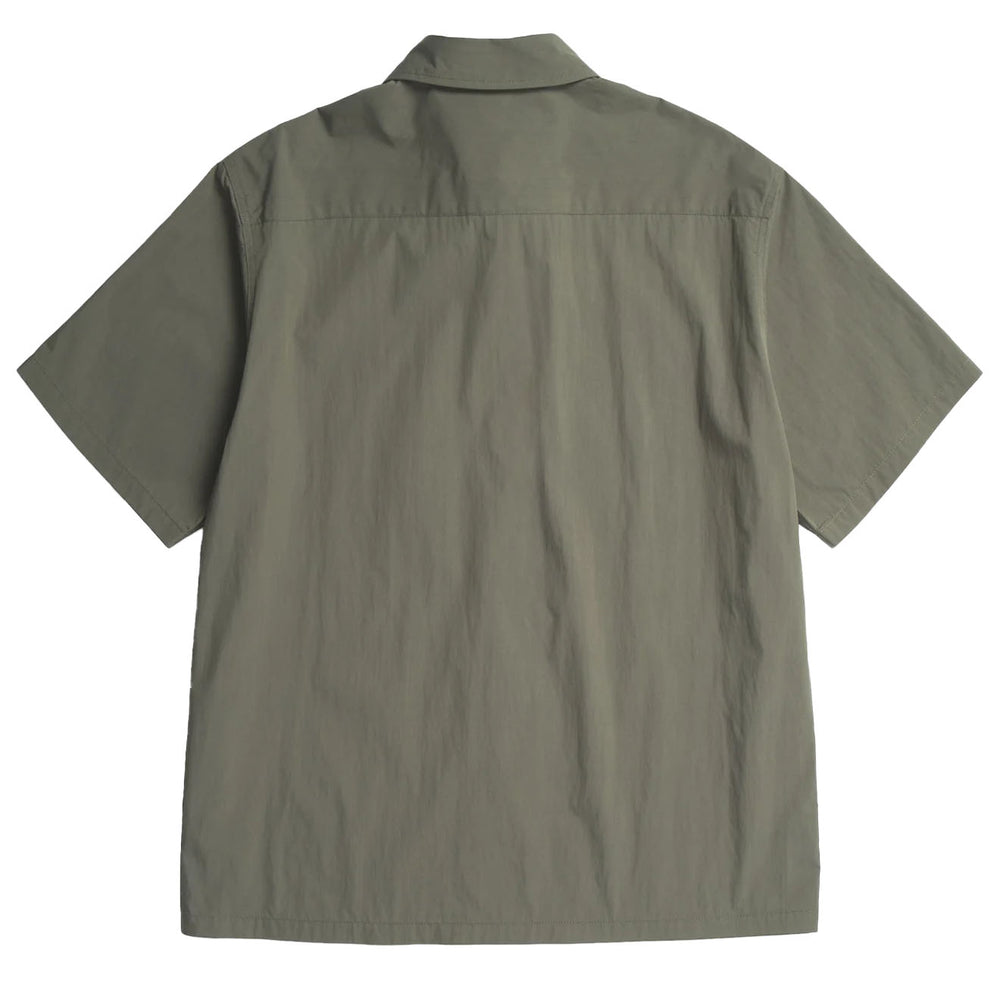 Norse Projects Ivan Tech Poplin SS Shirt Ivy Green - Parasol Store