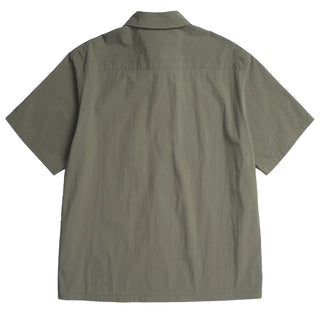 Norse Projects Ivan Tech Poplin SS Shirt Ivy Green - Parasol Store
