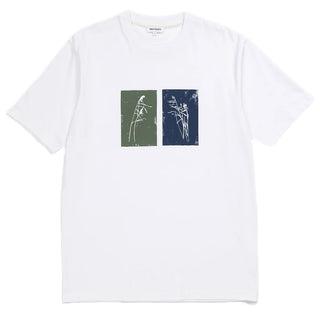 Norse Projects Johannes Lino Cut Reeds T-Shirt Calcite Blue Norse Projects