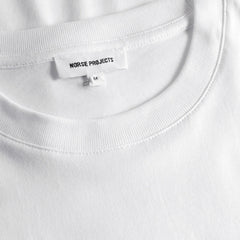 Norse Projects Johannes Organic Cap Print T-shirt White - Parasol Store