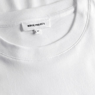 Norse Projects Johannes Organic Cap Print T-shirt White - Parasol Store