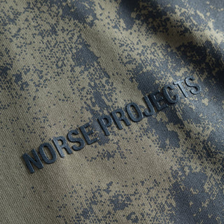 Norse Projects Johannes Organic Circle Print T-shirt Sediment Green - Parasol Store